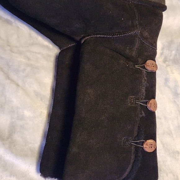 Bearpaw Lauren Boots Black Size 11 - Picture 2 of 6